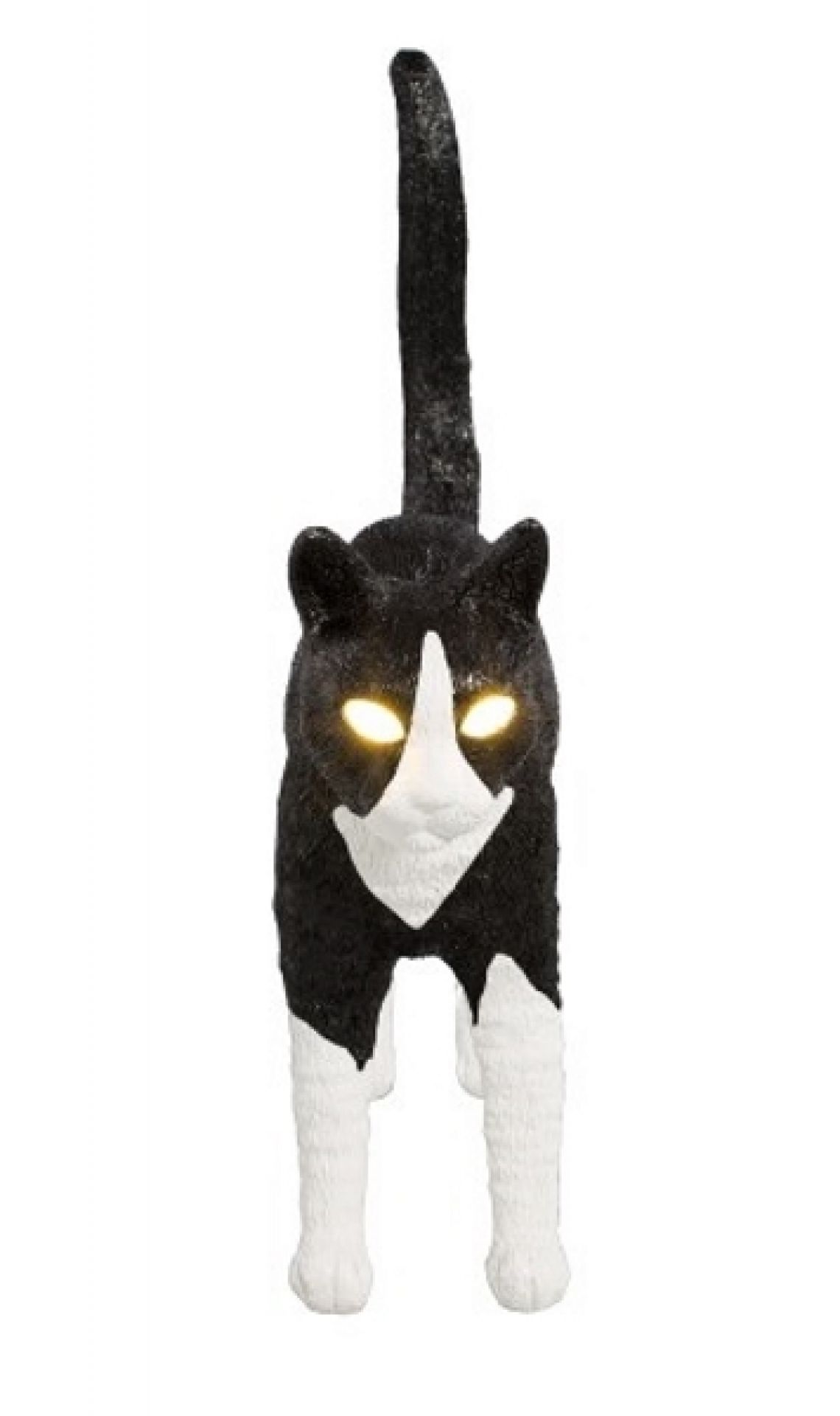 Jobby Cat Lamp Table lamp Black and White Seletti SINGLE PIECES
